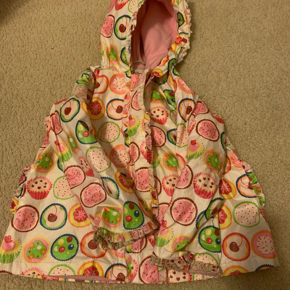 Fleece lined rain coat size 4T